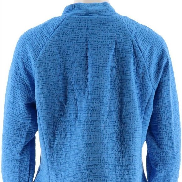 NWT H BY HALSTON LIGHTWEIGHT TEXTURED BOMBER JACKET 8 - Picture 6 of 10